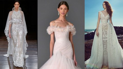 صيحات فساتين زفاف رسمت تفاصيل عروس 2016