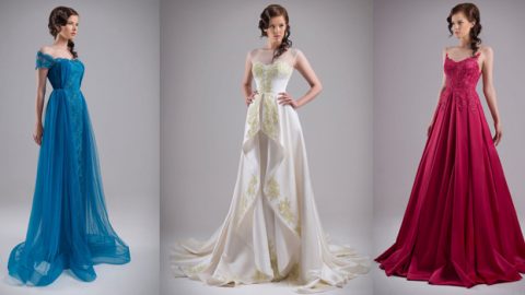 فساتين كريستل عطاالله ربيع 2015 راقية وأنيقة