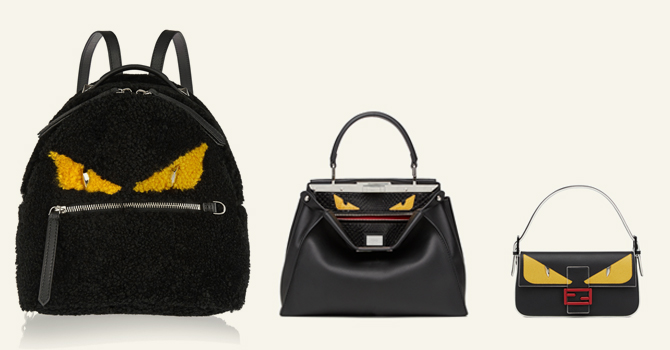 حقيبة الوحش قطعة بارزة بخزانتك من فندي