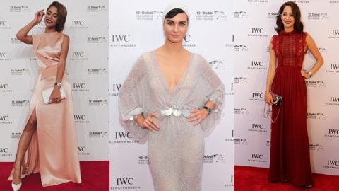 أجمل إطلالات النجمات والفاشينيستا في حفل IWC بمهرجان دبي السينمائي