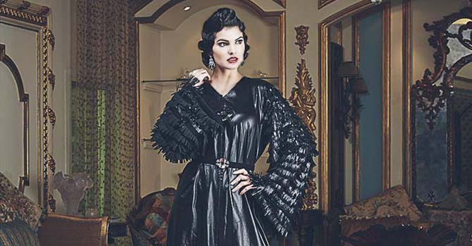 عبايات ربيع 2014 من vintage bouchiya … بفخامة كلاسيكية