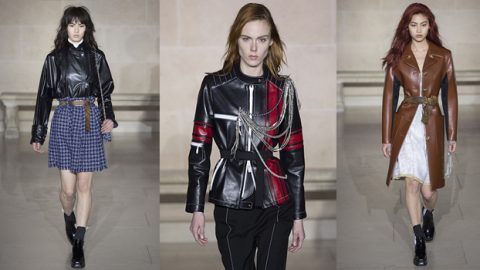 الجلود تتصدر عرض لويس فيتون بأسبوع باريس شتاء 2018