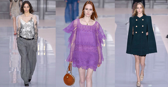 أزياء كلوي عصرية بأناقة المرأة الفرنسية شتاء 2018