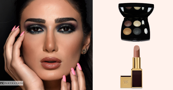 مكياج خليجي دافئ من توقيع فادي قطايا