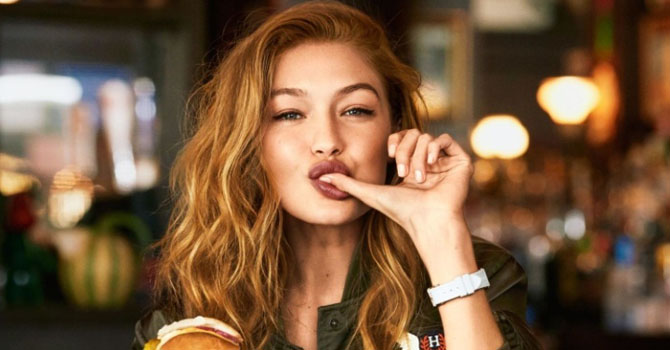 جيجي حديد تكشف عن أطعمتها المفضلة