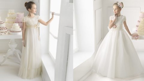 فساتين زفاف أطفال روزا كلارا ربيع 2015