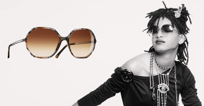 نظارات شمس شانيل شتاء 2016 بخطوط تملؤها الحيوية