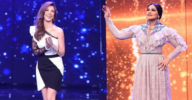 أحلام ونانسي عجرم يستعدن أناقتهن في برنامج آراب أيدول