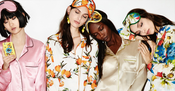 بيجامات دولتشي أند غابانا ربيع 2016 بحيوية الزهور