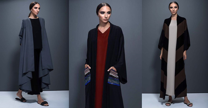 عبايات هوما قمر تكشف عن فخامة طلتك بشتاء 2017