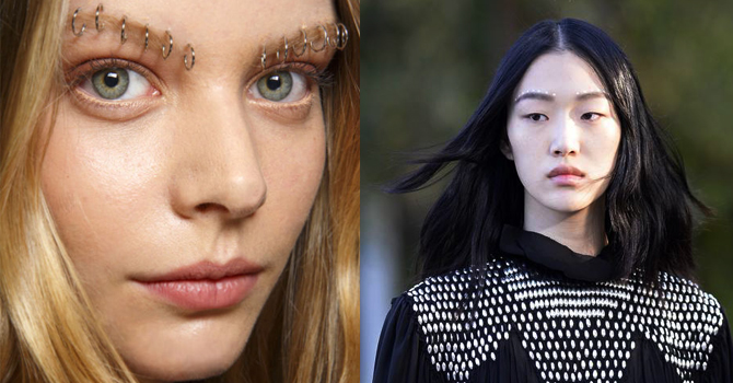 أغرب صيحات الحواجب بعام 2015