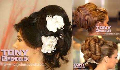 أروع تسريحات عروس 2013 بيد طوني المندلق