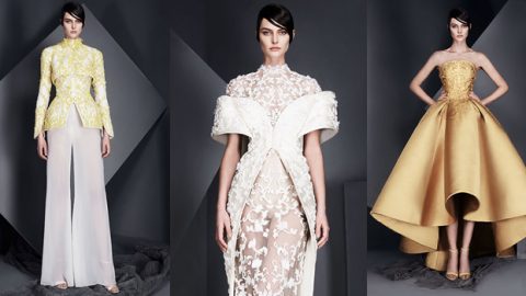 أزياء محمد آشي ربيع 2017 تروي قصة فتاة بأنتظار الحب