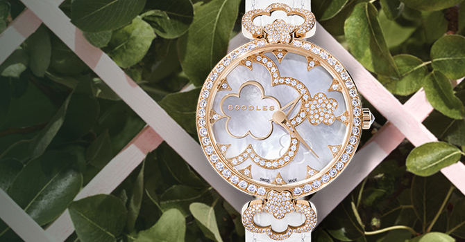 ساعات Boodles 2014 مرصعة بالورود