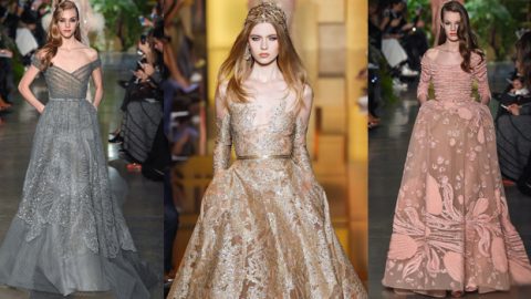 فساتين الأميرات تتوج عروض إيلي صعب بعام 2015