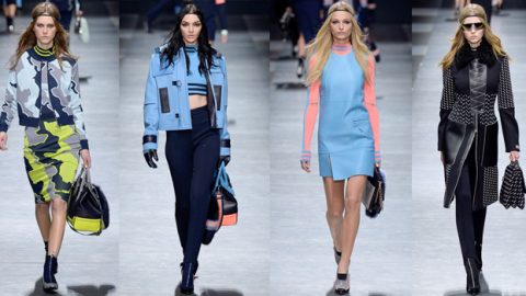 فيرساتشي شتاء 2017 بجراءة أزياء الموتو