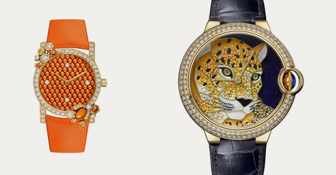 أرقي الساعات مزينة بأيقونات حيوانات الغابة