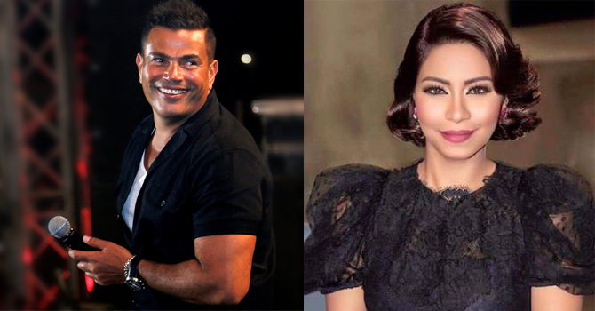 بالفيديو: عمرو دياب يرد على شيرين عبد الوهاب أثناء حفله بأوبرا دبي