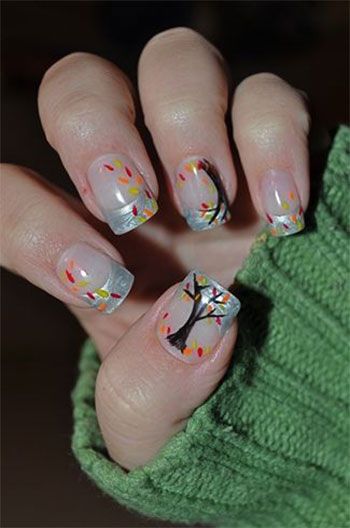 موضة nail art خريف وشتاء 2014