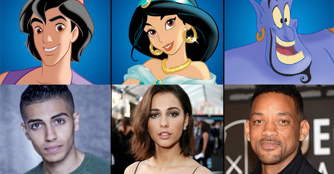 نجم مصري يشارك ويل سميث بطولة فيلم علاء الدين
