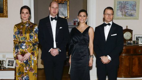 إطلالة ملكية راقية لكيت ميدلتون خلال زيارتها للسويد