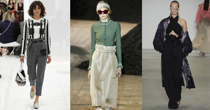 صيحة الـ paperbag waist تجتاح سراويل وتنورات هذا العام