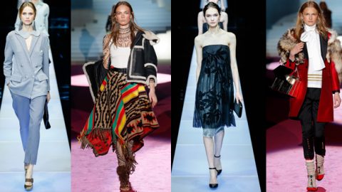أسبوع ميلانو خريف 2016 : عروض جورج أرماني وديسكوارد 2 تتألق في الختام