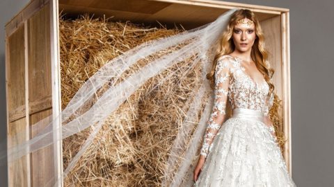 الورود تتوج مجموعة فساتين زفاف زهير مراد 2015