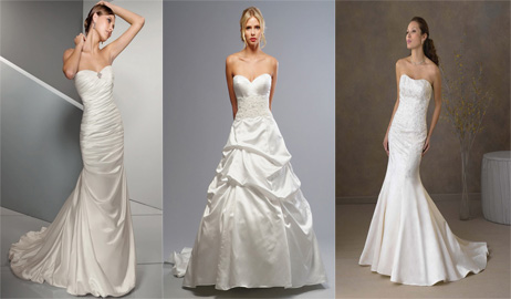 ألفينا فالينتا تنفرد بفساتين زفاف من الساتان اللامع