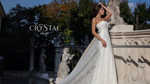 فساتين زفاف ربيع 2015 من crystal design