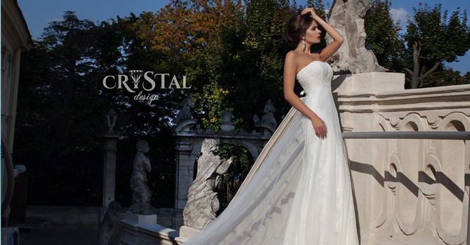 فساتين زفاف ربيع 2015 من crystal design
