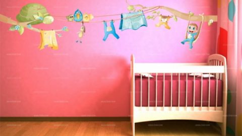 تصاميم لحوائط غرف الأطفال