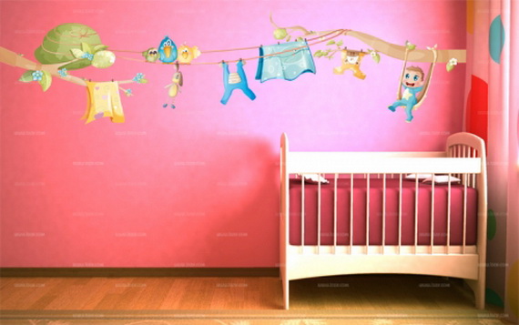 تصاميم لحوائط غرف الأطفال