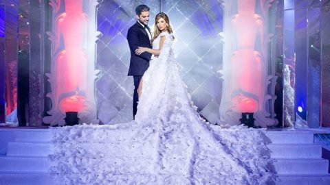 زفاف أسطوري للفاشينيستا ريتا دحدح ليلة رأس السنة 2017
