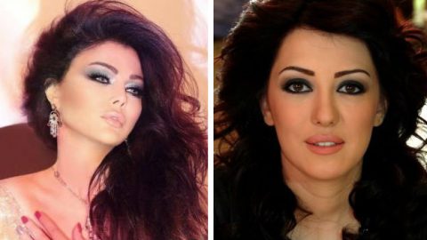 هيفاء وهبي وكندا علوش بفستان الزفاف فى رمضان