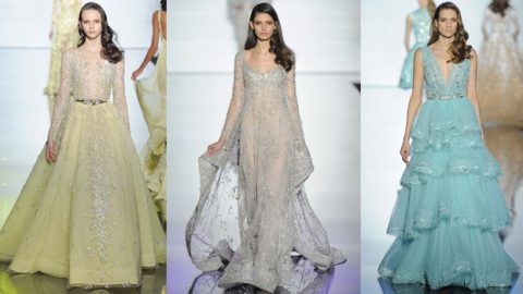 فساتين زهير مراد ربيع 2015 هوت كوتور تخطف الأنظار بحوريات البحر