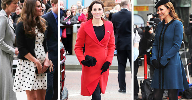أناقة كيت ميدلتون في إطلالات الحمل