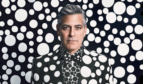 جورج كلوني يظهر لجمهوره بإطلالة غريبة