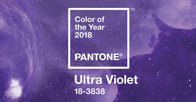 Ultra Violet الأرغواني لون بانتون الحالم و الإبداعي لعام 2018