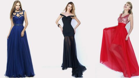 فساتين سهرة شيفون من Sherri Hill ربيع 2015