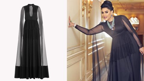 من أين أرتدت أحلام فستانها الأسود المحتشم ؟