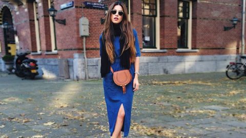 إطلالة الخريف من الفاشينيستا نيغين ميرصالحي