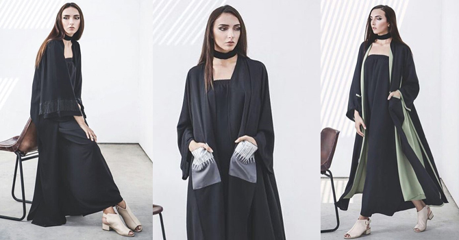 عبايات أتش أف بوتيك خريف 2016 تحاكي صيحات الموضة العالمية