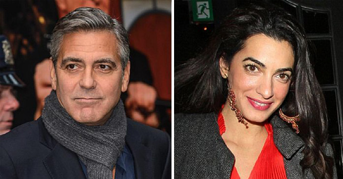 جورج كلوني يخطب فتاة من أصل عربي