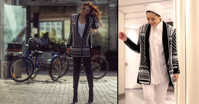 أسيا عاكف والعنود بدر تتنافسان على بليزر بالمن وأتش أند أم