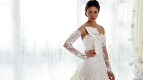 فساتين زفاف زياد نكد ربيع 2015 تغمرها الورود