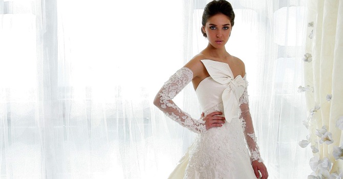 فساتين زفاف زياد نكد ربيع 2015 تغمرها الورود