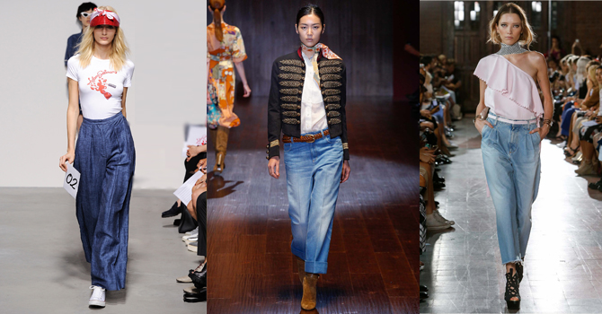 طرق ارتداء الجينز الفضفاض أبرز صيحات ربيع 2015