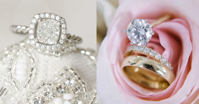 طرق مبتكرة لتصوير خاتم الزفاف