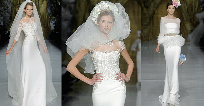 فساتين زفاف برونوفياس ربيع 2014